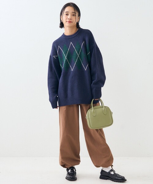 FREAK'S STORE（フリークスストア）の「ミリタリー リボン パンツ/ イージーパンツ（カーゴパンツ・レディース・オリーブ/ブラウン/ブラック・ﾌﾘ-）」の16枚目の写真