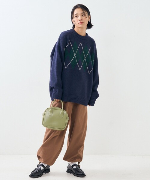 FREAK'S STORE（フリークスストア）の「ミリタリー リボン パンツ/ イージーパンツ（カーゴパンツ・レディース・オリーブ/ブラウン/ブラック・ﾌﾘ-）」の21枚目の写真