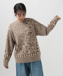 【ELEPHANT BRAND(エレファントブランド)】バンダナニットプルオーバー