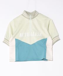 jouetie（ジュエティ）の「ハーフジップサイクリングトップス（Tシャツ/カットソー）」
