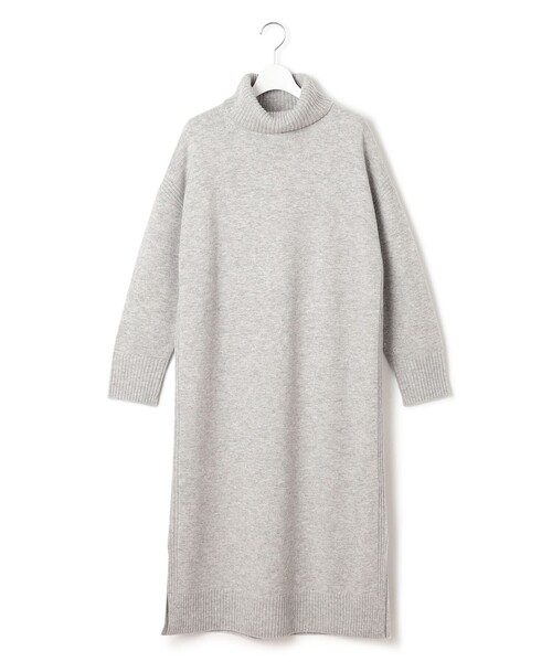 23区(ニジュウサンク)の「【洗える】ウールカシミヤ タートルネック ニットワンピース(ワンピース・レディース・ベージュ系/ブラック系/ライトグレー系・38)」の15枚目の写真
