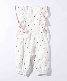 STELLA McCARTNEY (ステラマッカートニー) Baby ハートプリントノースリーブロンパース