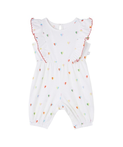 STELLA McCARTNEY(ステラマッカートニー)の「STELLA McCARTNEY (ステラマッカートニー) Baby ハートプリントノースリーブロンパース(ロンパース・キッズ・アイボリー・24M/18M)」の8枚目の写真
