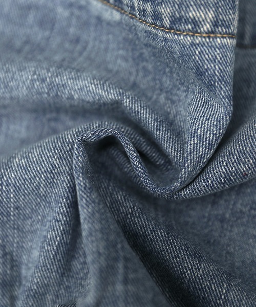 select MOCA（セレクトモカ）の「デニムチューブビスチェ（チューブトップ・レディース・インディゴブルー/ライトインディゴブルー/ブラック/ナチュラル・FREE）」の7枚目の写真