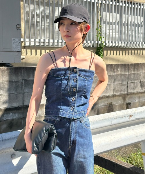 こてちゅ様用 select MOCA（セレクトモカ）の「デニムチューブビスチェ（チューブ