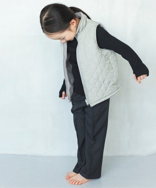 ooju（オージュ）の「【ooju】タートルニット（キッズ）（ニット/セーター・キッズ・ブラック/ブラウン・1/2/3/4）」の3枚目の写真