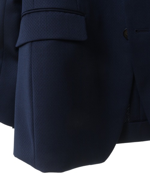 CROWDED CLOSET（クラウデッドクローゼット）の「ウールポリエステルマイクロドビー小紋柄スーツセットアップ（同素材ベストあり）（セットアップ・メンズ・ネイビー/グレー・02/03/04/01）」の7枚目の写真