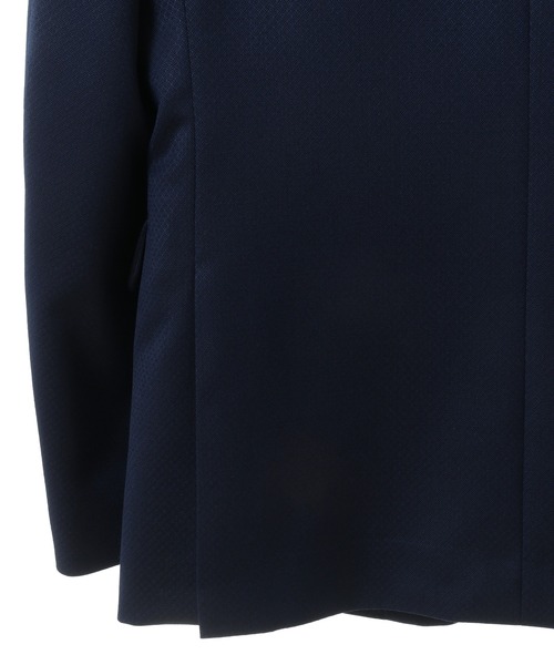 CROWDED CLOSET（クラウデッドクローゼット）の「ウールポリエステルマイクロドビー小紋柄スーツセットアップ（同素材ベストあり）（セットアップ・メンズ・ネイビー/グレー・02/03/04/01）」の10枚目の写真