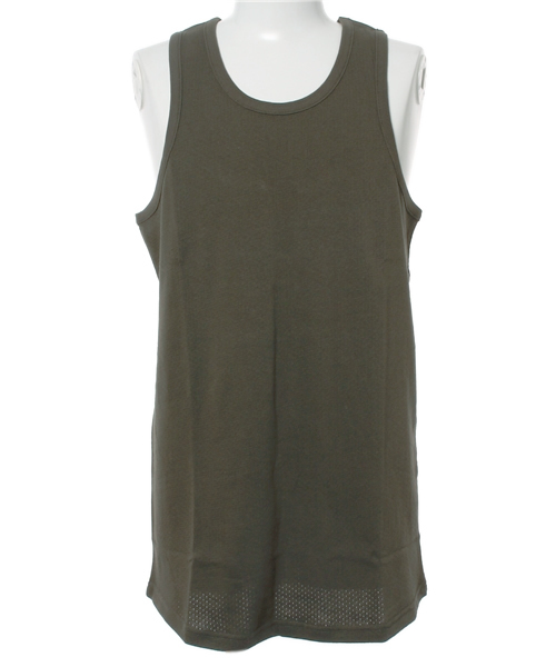 CIAOPANIC（チャオパニック）の「【Ciaopanic】　メッシュロングタンク（タンクトップ・メンズ・ホワイト/オリーブ/ブラック・MEDIUM/LARGE）」の3枚目の写真