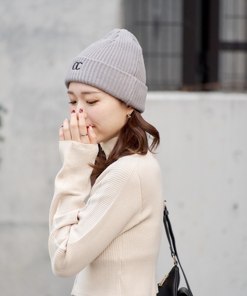 Chico（チコ）の「刺繍入りニット帽（ニットキャップ/ビーニー）」 - WEAR