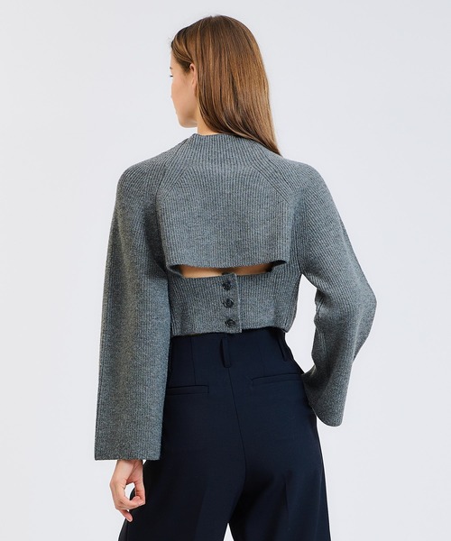 ESTNATION（エストネーション）の「ESTNATION / バックギミックニット