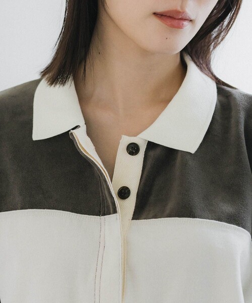 コットンベロアポロラガートップス コットンベロアポロラガートップス Eimee Law│Eimee Law & LHELBIE