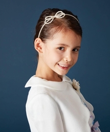 [KIDS]パール調カチューシャ