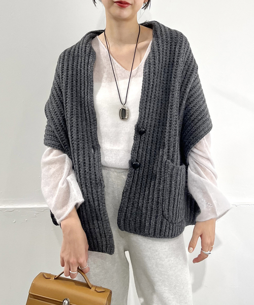 Plage】プラージュ ダウンストール 2022AW ベージュ 限定色
