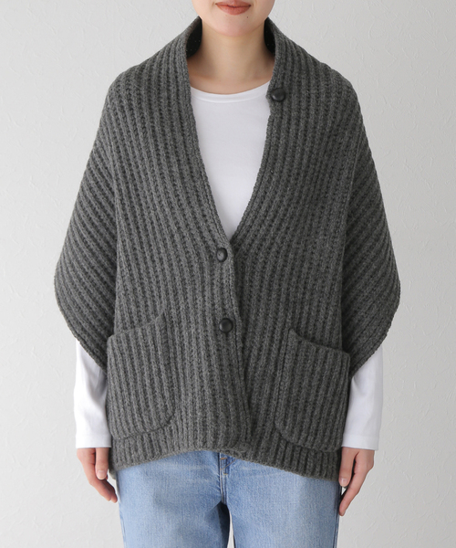 plage（プラージュ）の「SHEPLEY YARNS ストール ベスト（ベスト