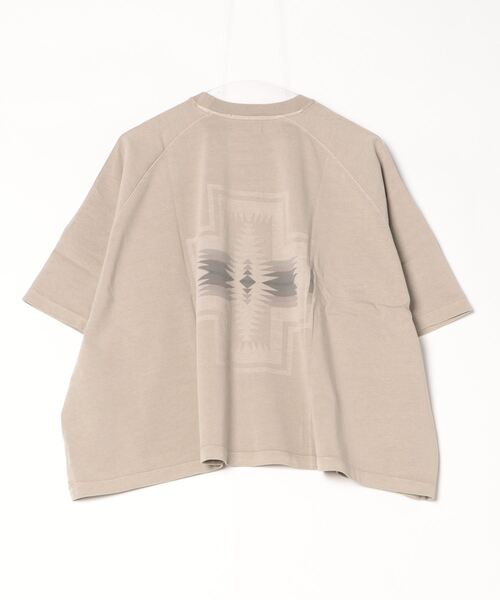 PENDLETON（ペンドルトン）の「ピグメントダイスプリットラグランワイドティー（Tシャツ/カットソー・レディース・チャコール/グレー系その他2/イエロー系その他2・ONESIZE）」の5枚目の写真