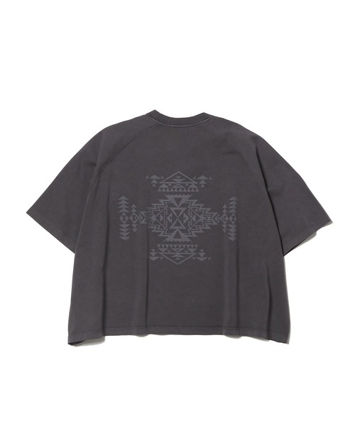 PENDLETON（ペンドルトン）の「ピグメントダイスプリットラグランワイドティー（Tシャツ/カットソー・レディース・チャコール/グレー系その他2/イエロー系その他2・ONESIZE）」の13枚目の写真
