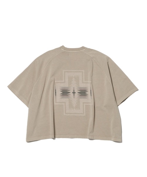 PENDLETON（ペンドルトン）の「ピグメントダイスプリットラグランワイドティー（Tシャツ/カットソー・レディース・チャコール/グレー系その他2/イエロー系その他2・ONESIZE）」の7枚目の写真