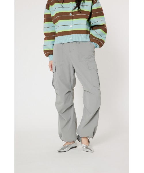 RODEO CROWNS WIDE BOWL（ロデオクラウンズワイドボウル）の「ドロストカーゴパンツ（カーゴパンツ・レディース・カーキ/ライトピンク/オフホワイト/ライトグレー・FREE）」の3枚目の写真