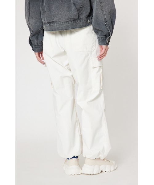 RODEO CROWNS WIDE BOWL（ロデオクラウンズワイドボウル）の「ドロストカーゴパンツ（カーゴパンツ・レディース・カーキ/ライトピンク/オフホワイト/ライトグレー・FREE）」の14枚目の写真