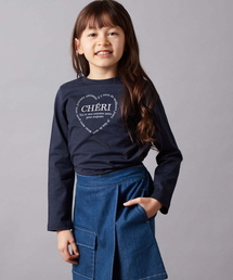 a.v.v（アーヴェヴェ）の「[160]ロゴプリントロンＴ（Tシャツ/カットソー・キッズ）」