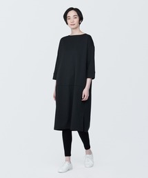 婦人　二重編み七分袖ワンピース