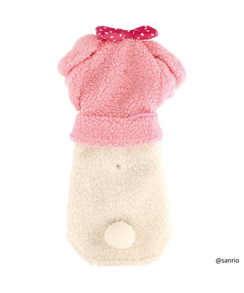 sanrio(サンリオ)の「【 sanrio / サンリオ 】 ボアタンク なりきりフード付き ペットウェア PTFB1 sanrio SKE(ペットウェア・レディース・レッド/ピンク/ホワイト/イエロー・SMALL/MEDIUM/LARGE)」の12枚目の写真
