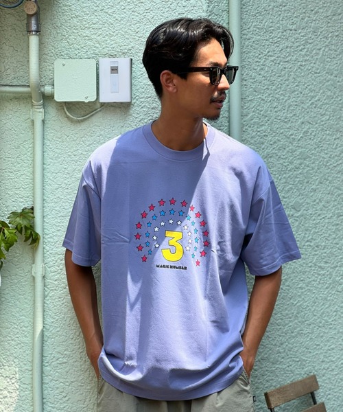 MAGIC NUMBER（マジック ナンバー）の「【MAGIC NUMBER】THE MAGIC NUMBER S/S T-SHIRT（Tシャツ/カットソー・メンズ・パープル/ホワイト/ブラック・MEDIUM/LARGE/X-LARGE）」の3枚目の写真