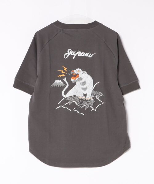 KRIFF MAYER Lady's Collection(クリフメイヤーレディースコレクション)の「ウェットプロテクトゆるT(スーべニア)(Tシャツ/カットソー・レディース・サックスブルー/オレンジ系その他/グレー/オフホワイト/その他5/ネイビー/チャコール/カラフル・LARGE/MEDIUM)」の13枚目の写真