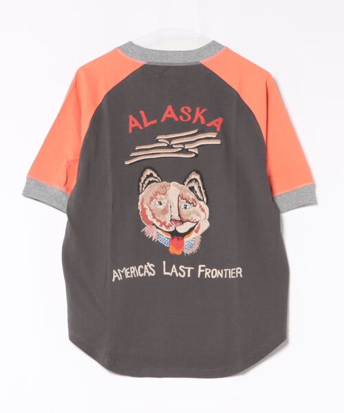 KRIFF MAYER Lady's Collection(クリフメイヤーレディースコレクション)の「ウェットプロテクトゆるT(スーべニア)(Tシャツ/カットソー・レディース・サックスブルー/オレンジ系その他/グレー/オフホワイト/その他5/ネイビー/チャコール/カラフル・LARGE/MEDIUM)」の16枚目の写真