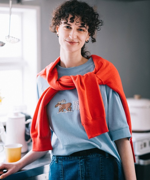 KRIFF MAYER Lady's Collection(クリフメイヤーレディースコレクション)の「ウェットプロテクトゆるT(スーべニア)(Tシャツ/カットソー・レディース・サックスブルー/オレンジ系その他/グレー/オフホワイト/その他5/ネイビー/チャコール/カラフル・LARGE/MEDIUM)」の5枚目の写真
