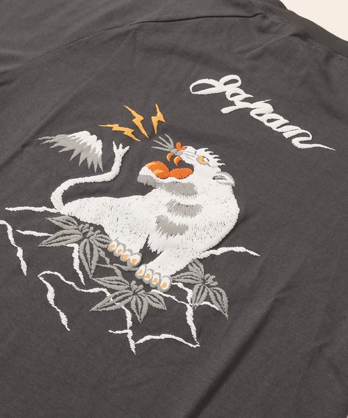 KRIFF MAYER Lady's Collection(クリフメイヤーレディースコレクション)の「ウェットプロテクトゆるT(スーべニア)(Tシャツ/カットソー・レディース・サックスブルー/オレンジ系その他/グレー/オフホワイト/その他5/ネイビー/チャコール/カラフル・LARGE/MEDIUM)」の18枚目の写真