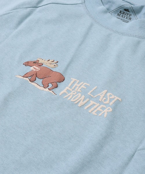 KRIFF MAYER Lady's Collection(クリフメイヤーレディースコレクション)の「ウェットプロテクトゆるT(スーべニア)(Tシャツ/カットソー・レディース・サックスブルー/オレンジ系その他/グレー/オフホワイト/その他5/ネイビー/チャコール/カラフル・LARGE/MEDIUM)」の19枚目の写真
