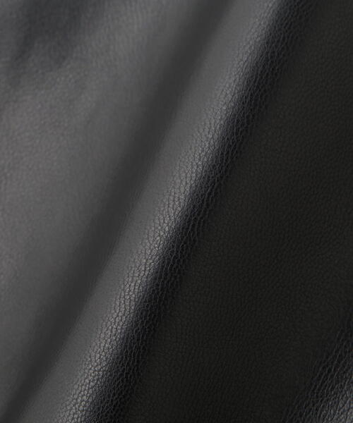 PROPORTION BODY DRESSING(プロポーションボディドレッシング)の「ショートライダース / 1214155304(ライダースジャケット・レディース・ブラック/オフホワイト・MEDIUM/SMALL)」の7枚目の写真