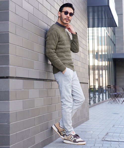 jiggys shop(ジギーズショップ)の「コットン ジャガード クルーニット(ニット/セーター・メンズ・ネイビー/ホワイト/ブラック/グレー系その他・MEDIUM/LARGE/X-LARGE)」の16枚目の写真