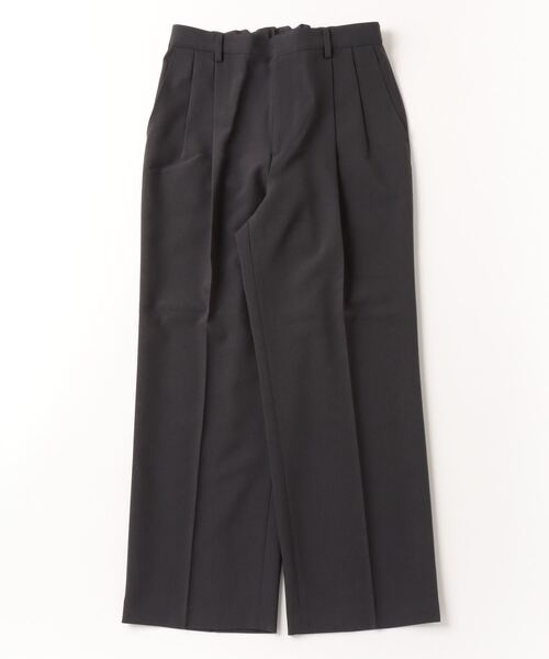 GYMPHLEX(ジムフレックス)の「GYMPHLEX/ジムフレックス 2タック ストレートパンツ 2TUCK STRAIGHT PANTS E0152 PTR(スラックス・メンズ・ダークネイビー/チャコールグレー・L)」の1枚目の写真