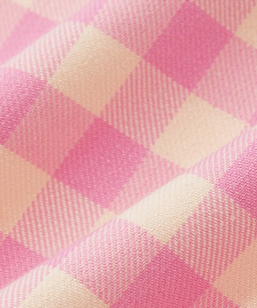 Fano Studios(ファノ ストゥディオズ)の「ギンガムチェックラップデザインミニスカート FX23B082【Fano Studios】(スカート・レディース・ピンク・M/S)」の13枚目の写真