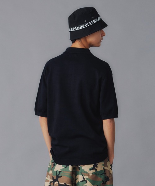 XLARGE(エクストララージ)の「EMBROIDERED LOGO KNIT POLO SHIRT(ポロシャツ・メンズ・ブラウン/ホワイト/ブラック・XL/L/M/S)」の8枚目の写真