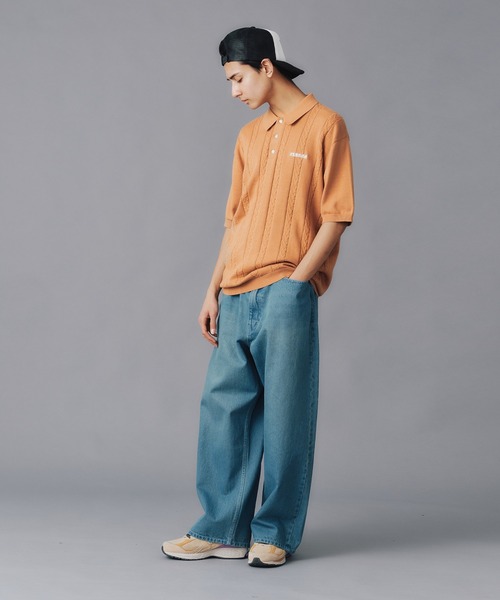 XLARGE(エクストララージ)の「EMBROIDERED LOGO KNIT POLO SHIRT(ポロシャツ・メンズ・ブラウン/ホワイト/ブラック・XL/L/M/S)」の11枚目の写真