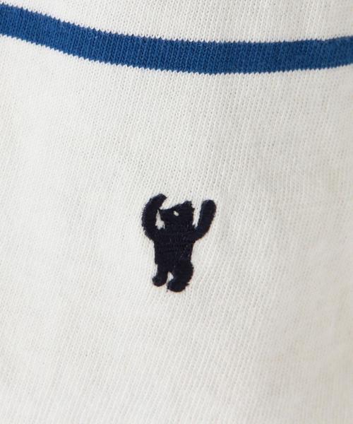 coen（コーエン）の「パネルボーダーボートネックカットソー（Tシャツ/カットソー・メンズ・ネイビー/グレー/オフホワイト・SMALL/MEDIUM/X-LARGE/LARGE）」の6枚目の写真