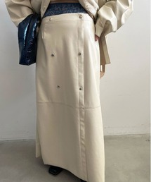 Ameri（アメリ）の「REVERSIBLE SYNTHETIC LEATHER SKIRT（スカート）」