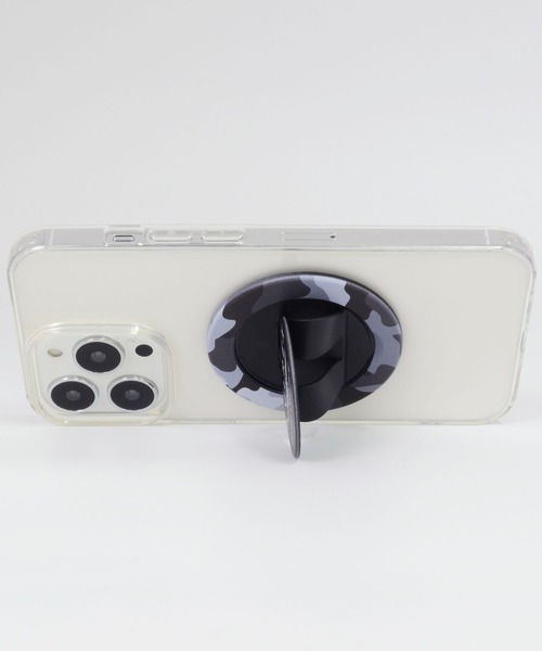 AVIREX（アヴィレックス）の「アヴィレックス スリムグリップスタンド（スマホグッズ・メンズ・ブルー/グレー系カモフラージュ/グリーン系カモフラージュ・ONE SIZE）」の9枚目の写真