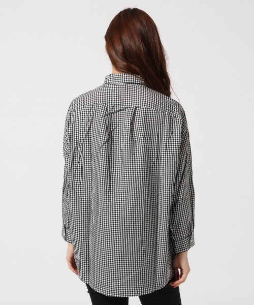 GLOBAL WORK（グローバルワーク）の「コットンテンセルロングシャツ長袖/566265（シャツ/ブラウス・レディース・ホワイト/ホワイト系その他/その他/ライトブルー/その他2/ブルー/カーキ・SMALL/LARGE/MEDIUM）」の19枚目の写真