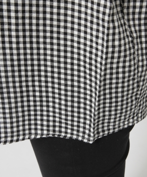 GLOBAL WORK（グローバルワーク）の「コットンテンセルロングシャツ長袖/566265（シャツ/ブラウス・レディース・ホワイト/ホワイト系その他/その他/ライトブルー/その他2/ブルー/カーキ・SMALL/LARGE/MEDIUM）」の13枚目の写真