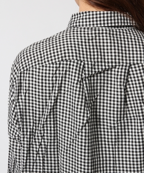 GLOBAL WORK（グローバルワーク）の「コットンテンセルロングシャツ長袖/566265（シャツ/ブラウス・レディース・ホワイト/ホワイト系その他/その他/ライトブルー/その他2/ブルー/カーキ・SMALL/LARGE/MEDIUM）」の14枚目の写真