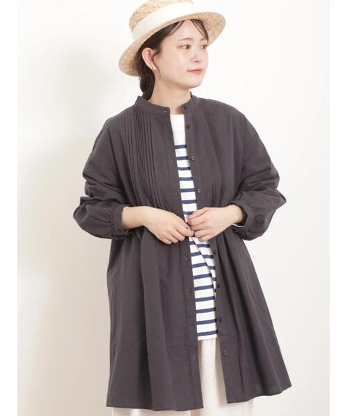 Samansa Mos2(サマンサ モスモス)の「パネルボーダーロンT(Tシャツ/カットソー・レディース・ブラック/ラベンダー/イエロー/ネイビー・F)」の8枚目の写真