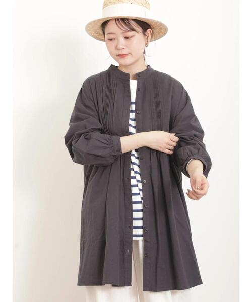 Samansa Mos2(サマンサ モスモス)の「パネルボーダーロンT(Tシャツ/カットソー・レディース・ブラック/ラベンダー/イエロー/ネイビー・F)」の9枚目の写真