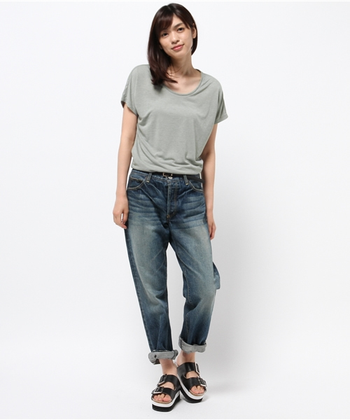NIKE(ナイキ)の「【NIKE】ウィメンズボーイフレンドT 1(Tシャツ/カットソー・レディース・グレー・LARGE/SMALL)」の8枚目の写真