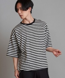 mt8980- ラウンドボーダーU-N-T Tシャツ