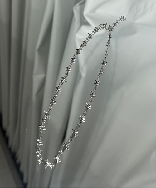 sedacle（セダクル）の「クロスモチーフネックレス（ネックレス・メンズ・シルバー・FREE）」の2枚目の写真